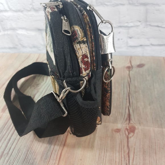 American Uni VTG Tapestry Multi Crossbody - Picture 3 of 13